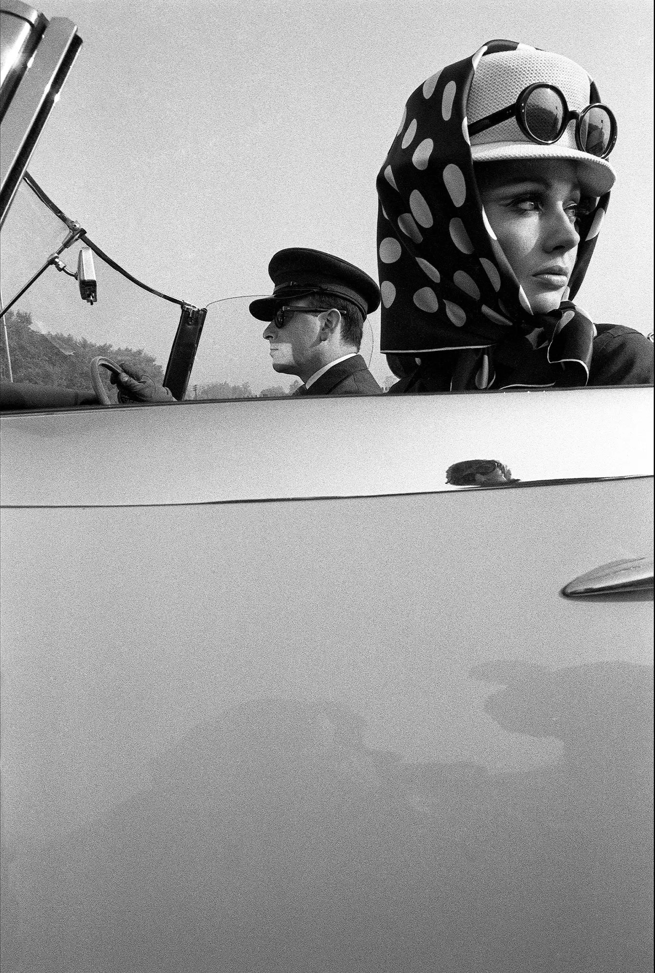 Brian Duffy: 'Girl with Chauffeur, Queen Magazine, 1965'