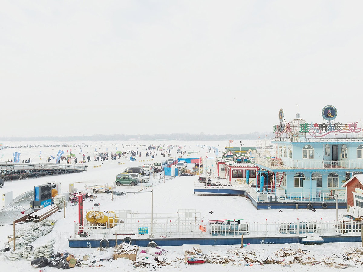 Zhang Kechun, 'Amusement Park by the River, Harbin, 2024'