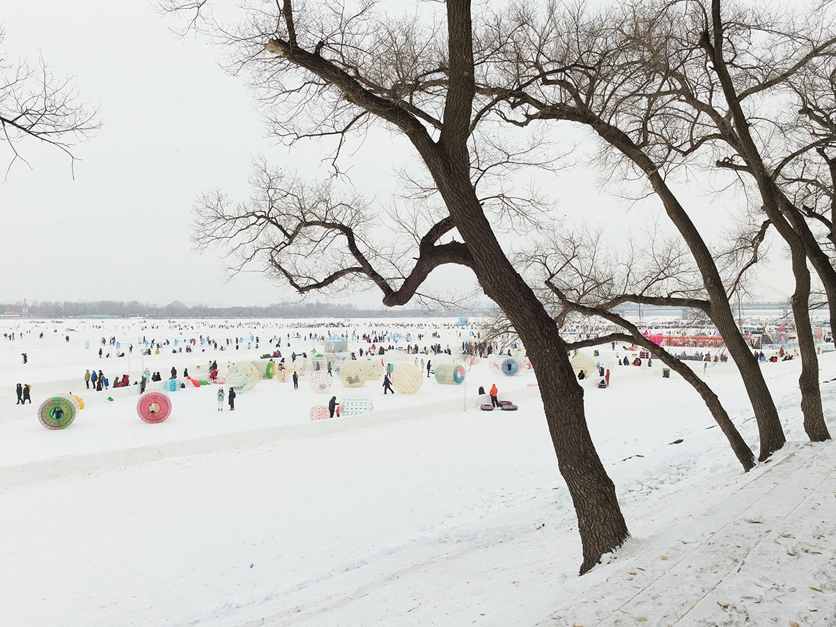 Zhang Kechun, 'Amusement Park on the Songhua River, Harbin'