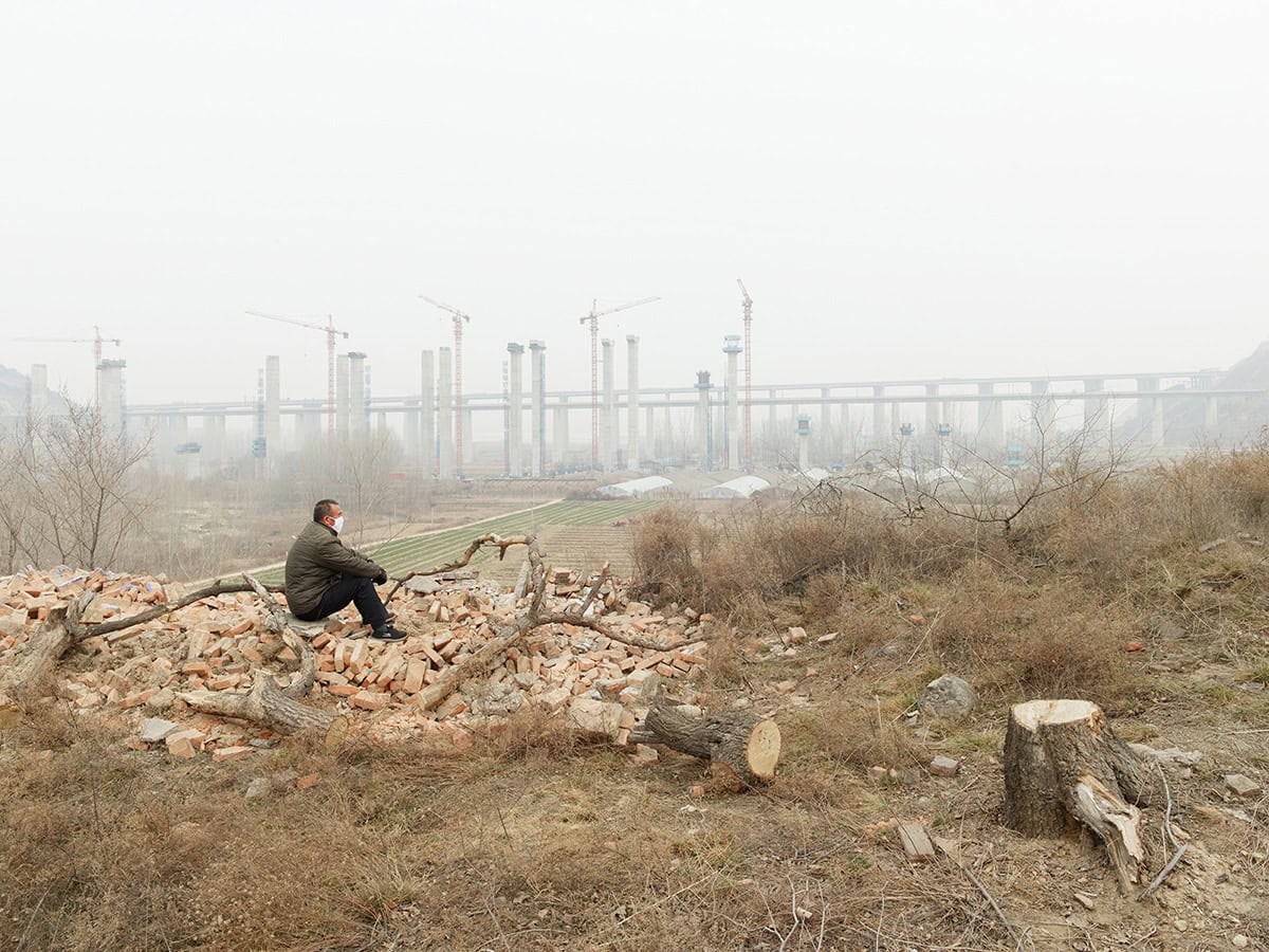 Zhang Kechun, 'People Cutting Trees, Henan, 2017'