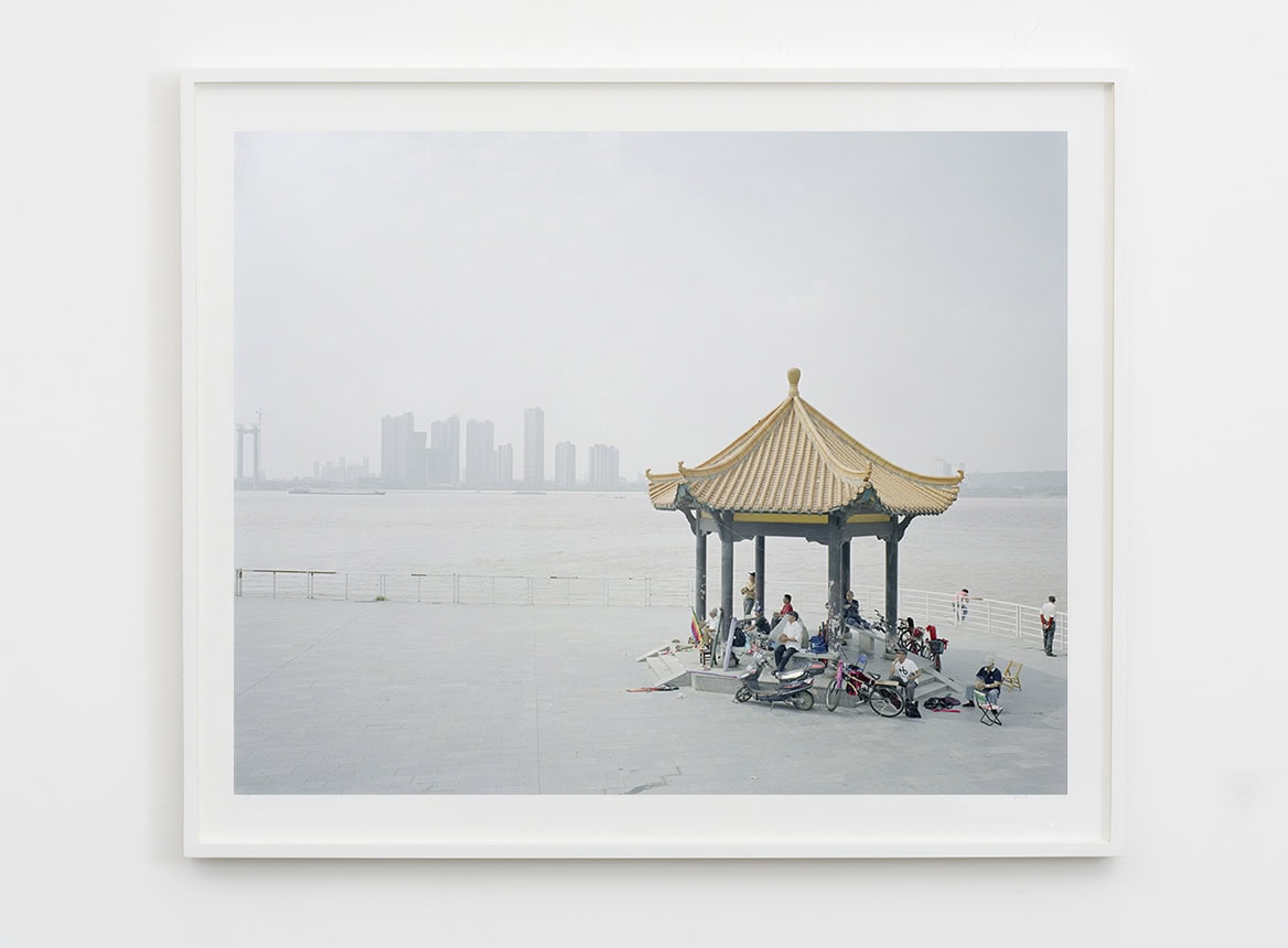 Zhang Kechun, 'People Flying Kites Under the Pavilion, 2014'