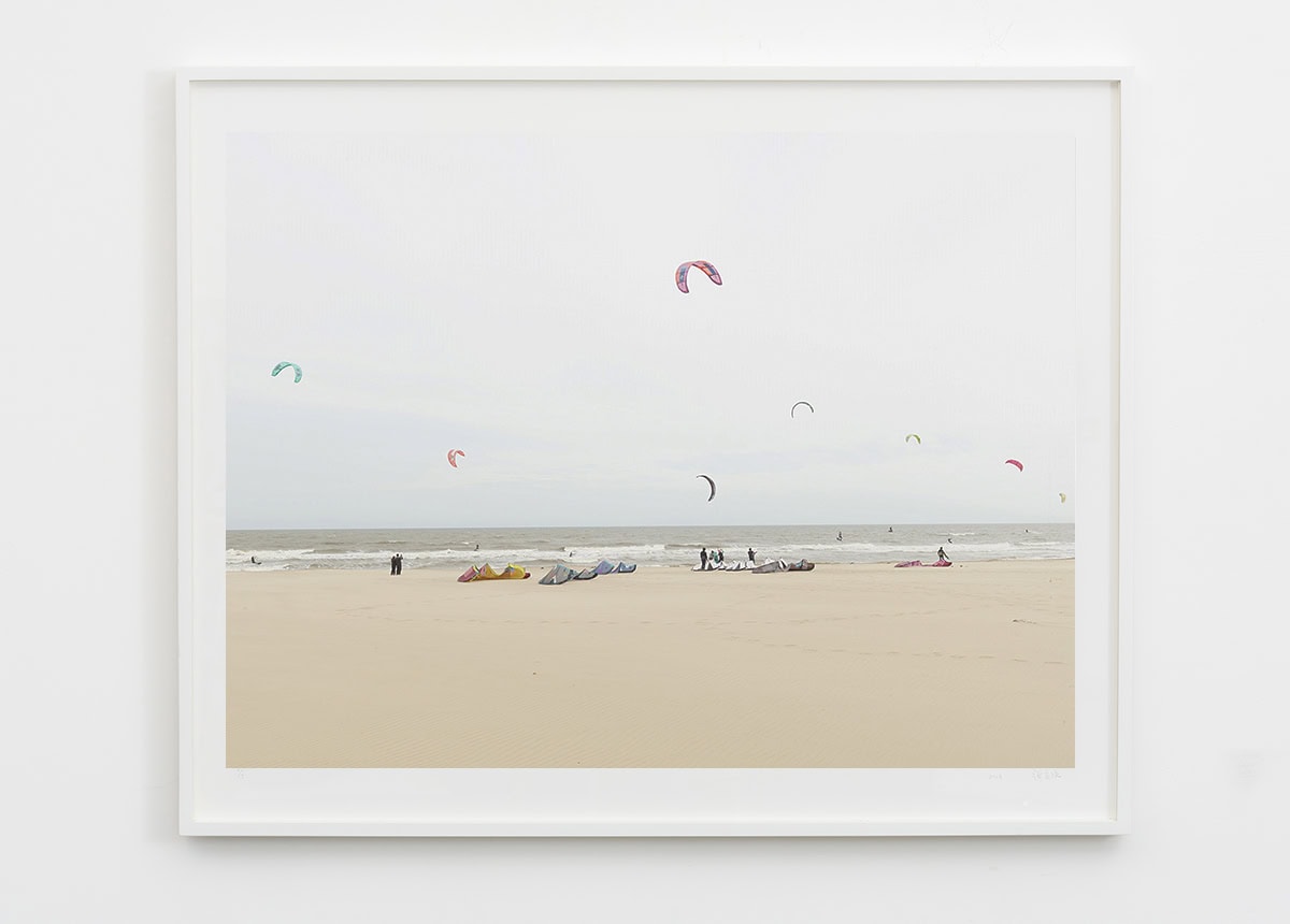 Zhang Kechun, 'People Paragliding by the Sea, Hebei, 2022'